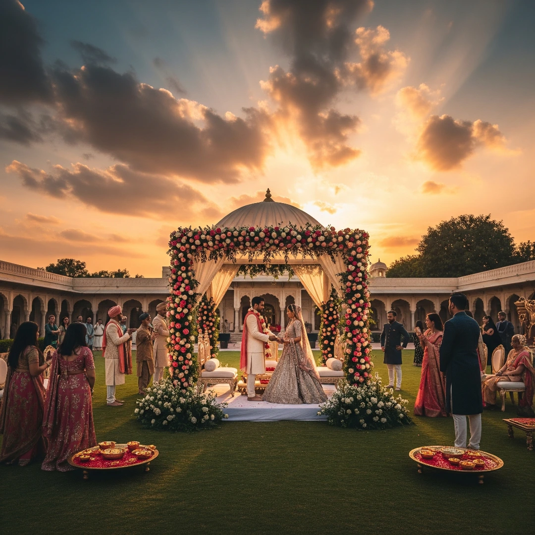 A Royal Wedding Affair at Hotel Bhoramdev Palace